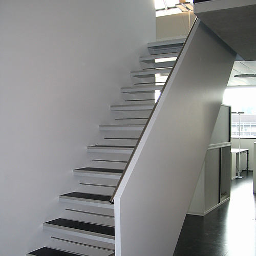 Bürotreppe in 2. Etage